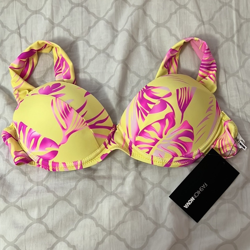 Fashion Nova tropical bathing suit